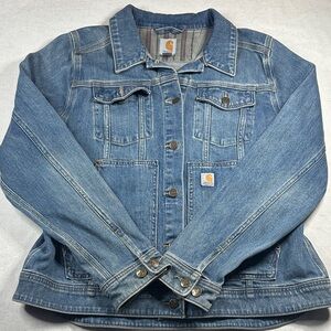 Women's Carhartt Benson Light Blue Denim Jacket